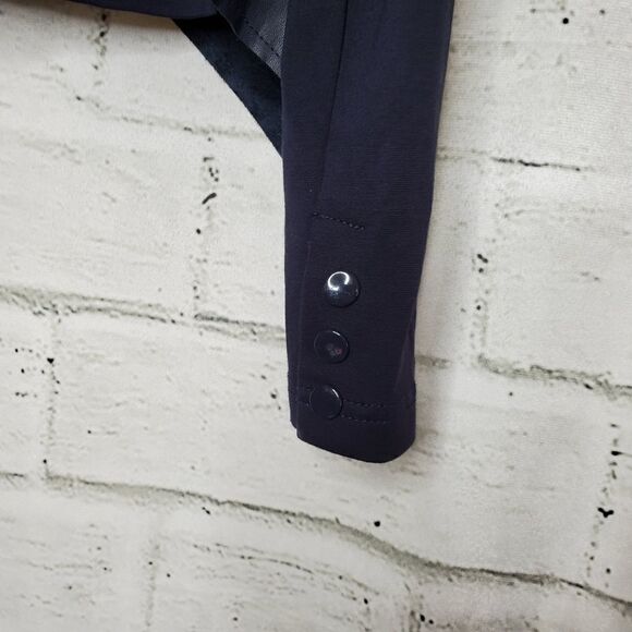 Kut from the Kloth Blue Draped Open Jacket - Picture 4 of 9